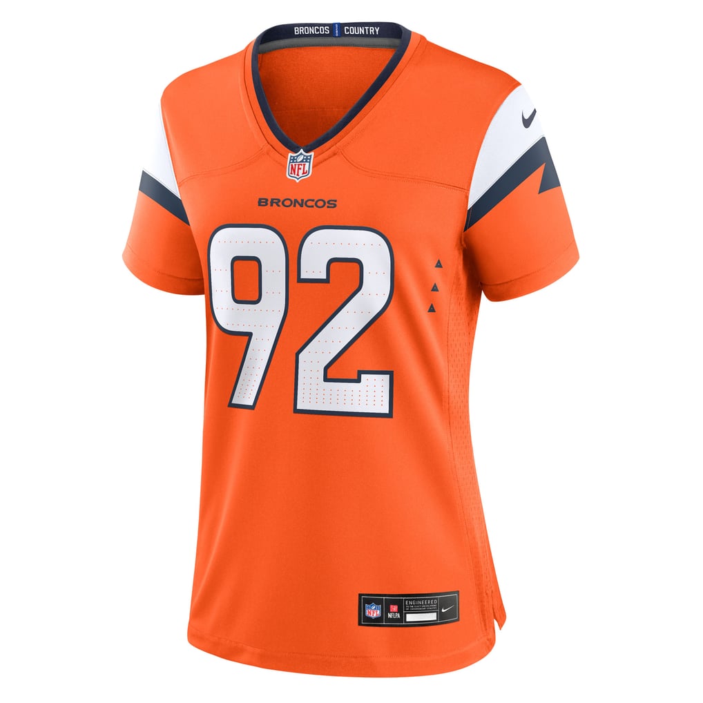 Women's Denver Broncos Dondrea Tillman Nike  Orange Team Game Jersey - Image 3