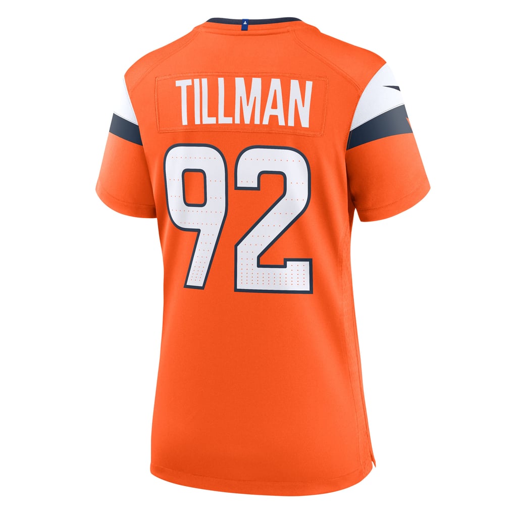 Women's Denver Broncos Dondrea Tillman Nike  Orange Team Game Jersey - Image 4