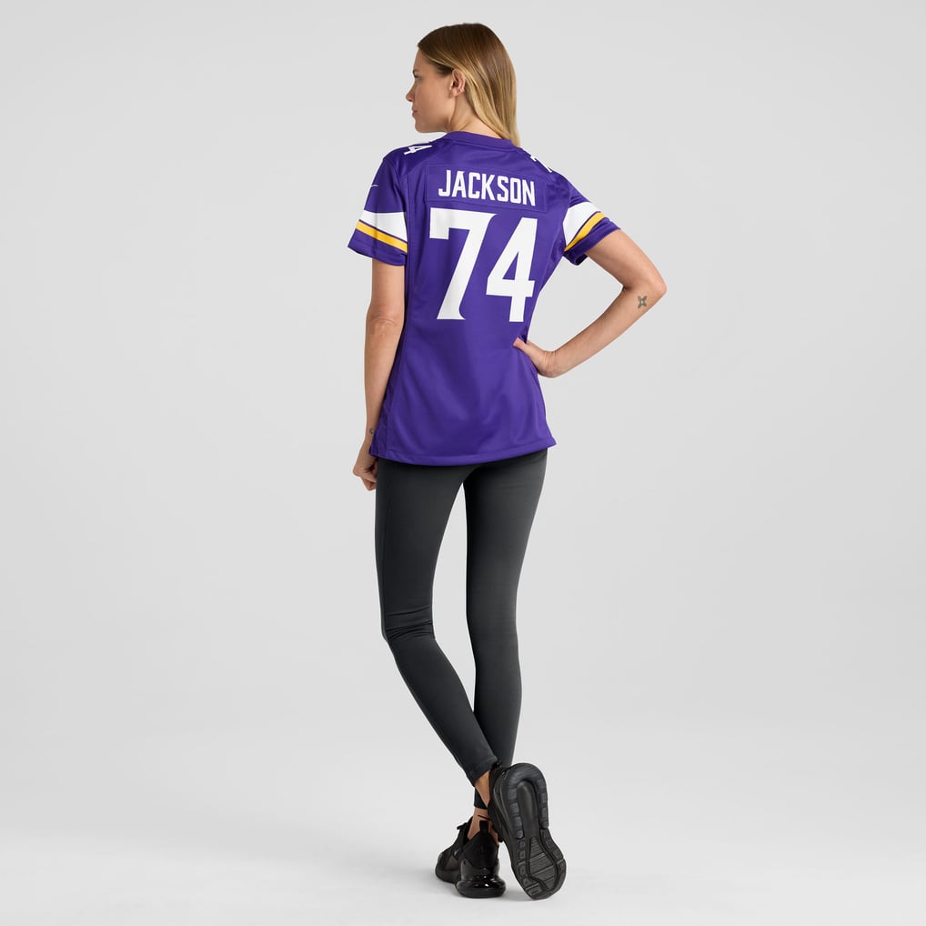 Women's Minnesota Vikings Donovan Jackson Nike  Purple Team Game Jersey - Image 6