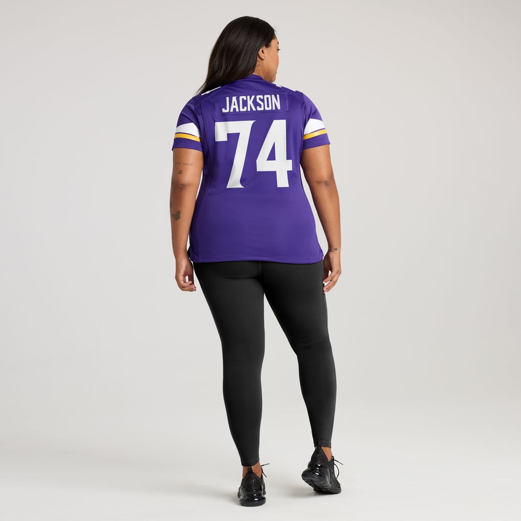 Women's Minnesota Vikings Donovan Jackson Nike  Purple Team Game Jersey - Image 8