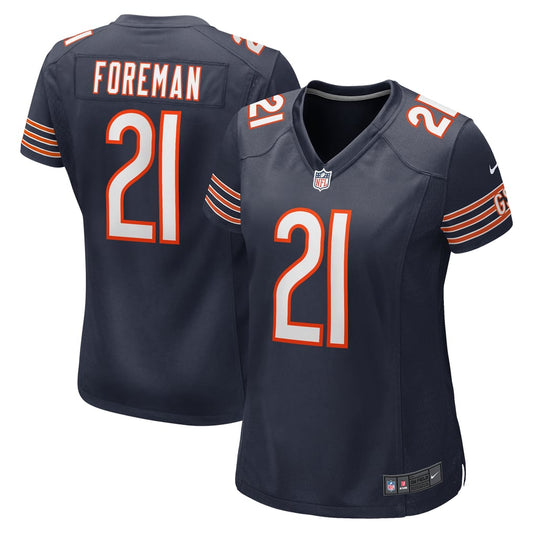 Women's Chicago Bears D'Onta Foreman Nike Navy Game Jersey - Image 1