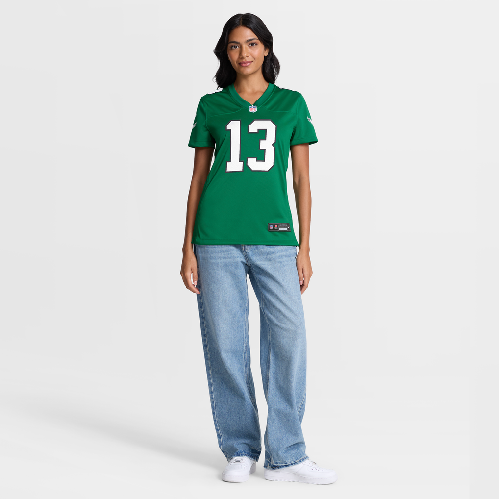 Women's Philadelphia Eagles Dontayvion Wicks Nike Kelly Green Alternate  Game Jersey - Image 3