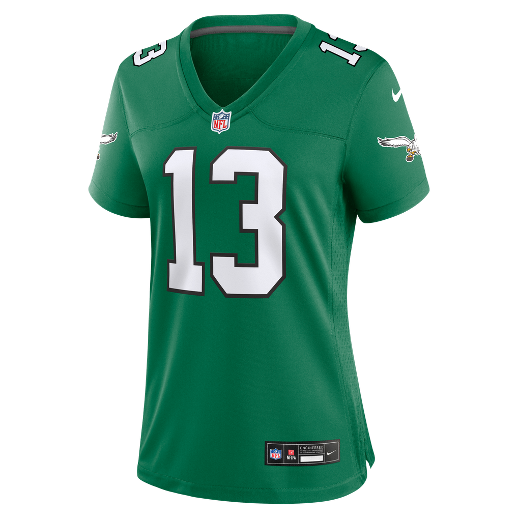 Women's Philadelphia Eagles Dontayvion Wicks Nike Kelly Green Alternate  Game Jersey - Image 7