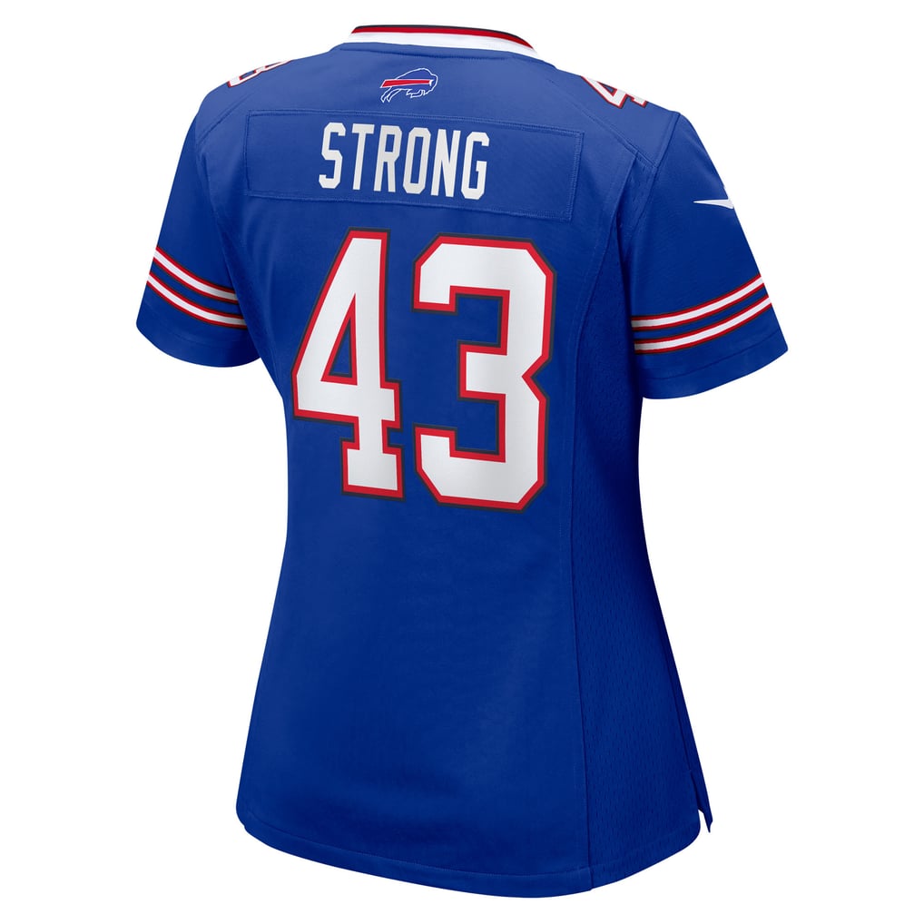 Women's Buffalo Bills Dorian Strong Nike  Royal Team Game Jersey - Image 4