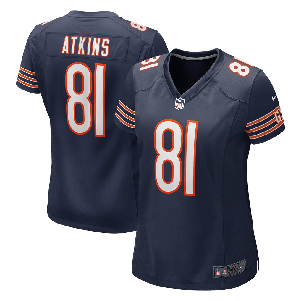 Women's Chicago Bears Doug Atkins Nike Navy Game Retired Player Jersey - Image 1