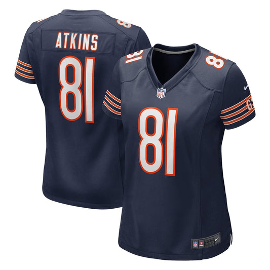 Women's Chicago Bears Doug Atkins Nike Navy Game Retired Player Jersey - Image 1