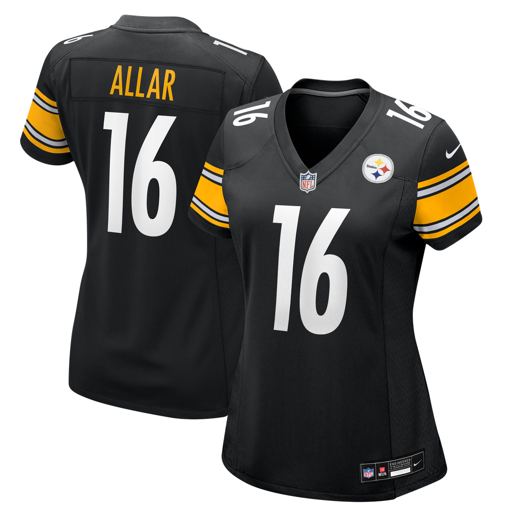 Women's Pittsburgh Steelers Drew Allar Nike Black Team Game Jersey - Image 1