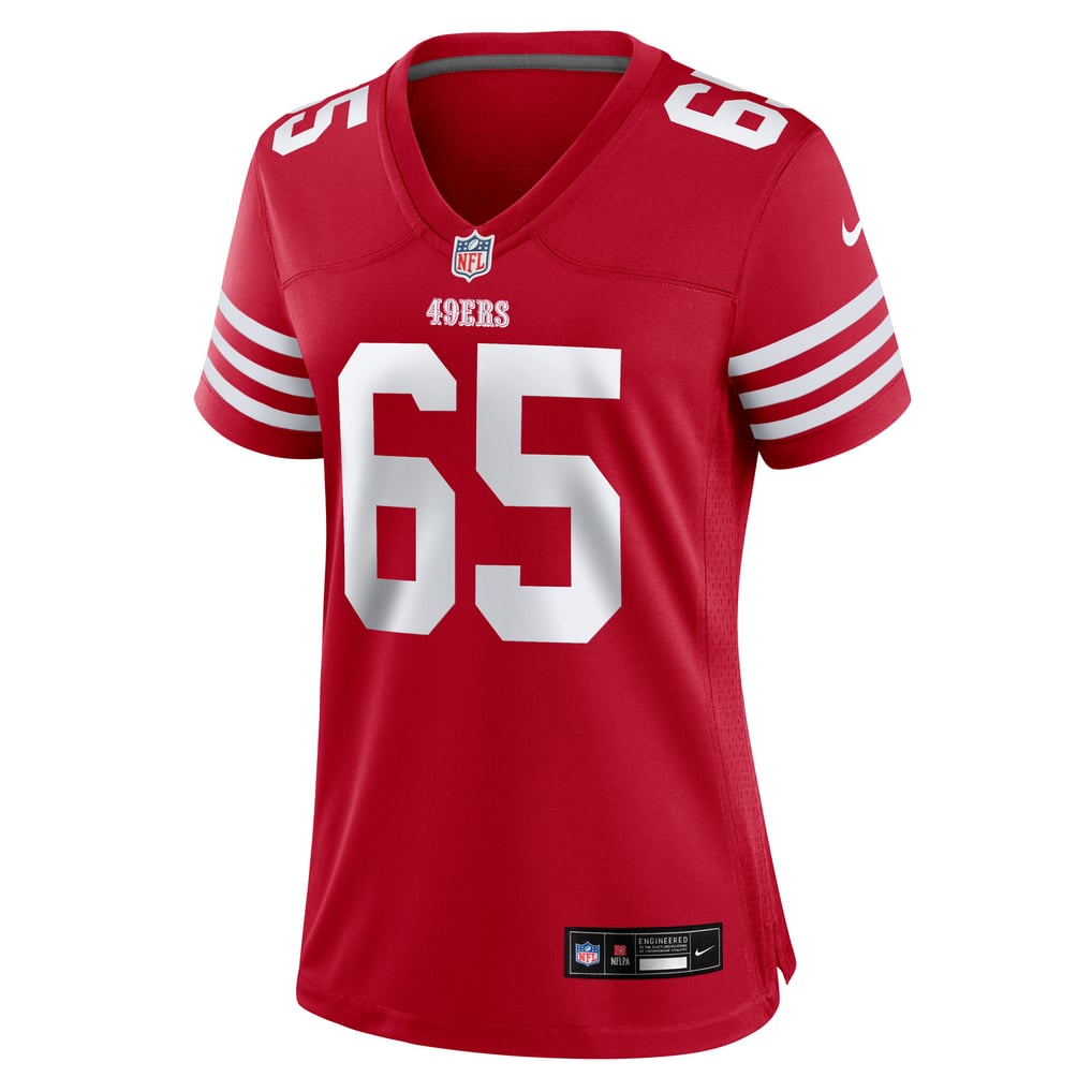 Women's San Francisco 49ers Drew Moss Nike  Scarlet Team Game Jersey - Image 3