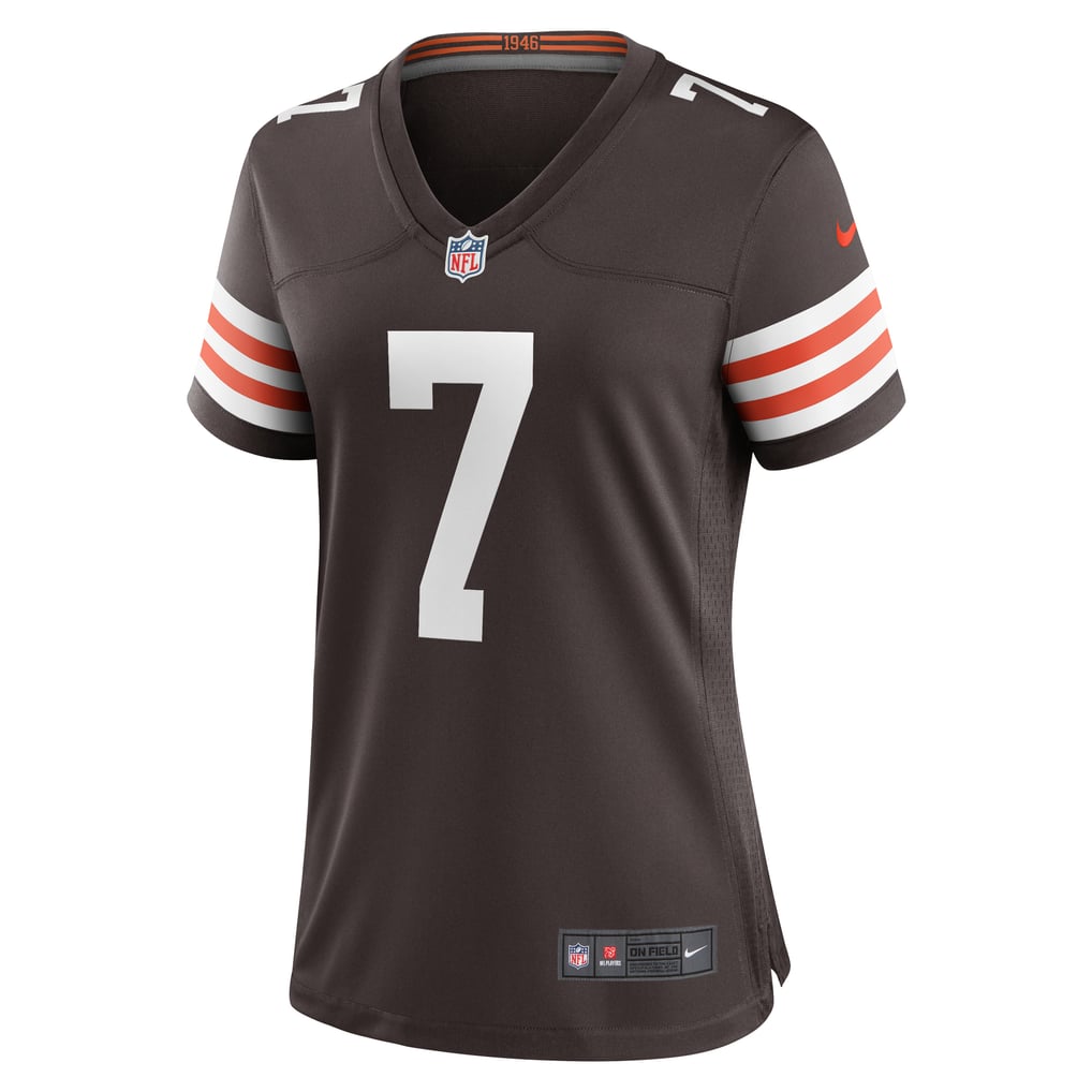Women's Cleveland Browns Dustin Hopkins Nike Brown Team Game Jersey - Image 3
