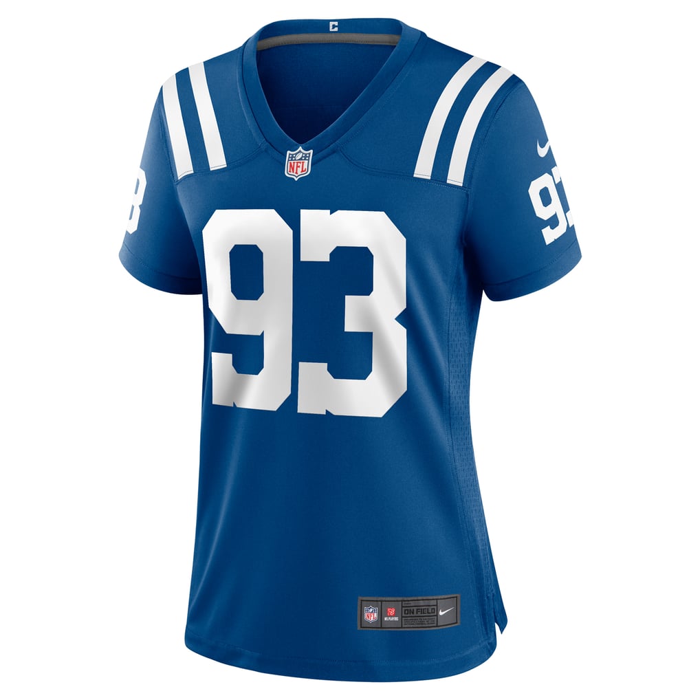 Women's Indianapolis Colts Dwight Freeney Nike  Royal Team Retired Player Game Jersey - Image 3