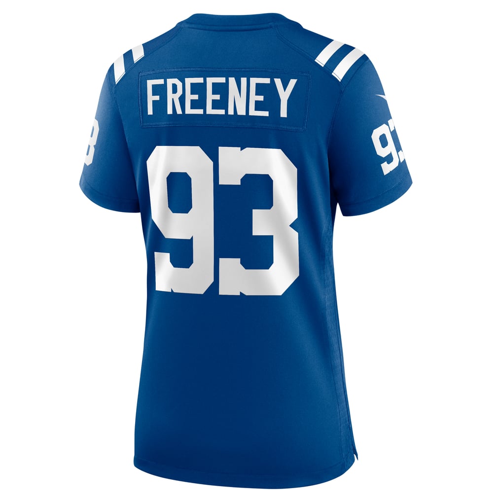 Women's Indianapolis Colts Dwight Freeney Nike  Royal Team Retired Player Game Jersey - Image 4