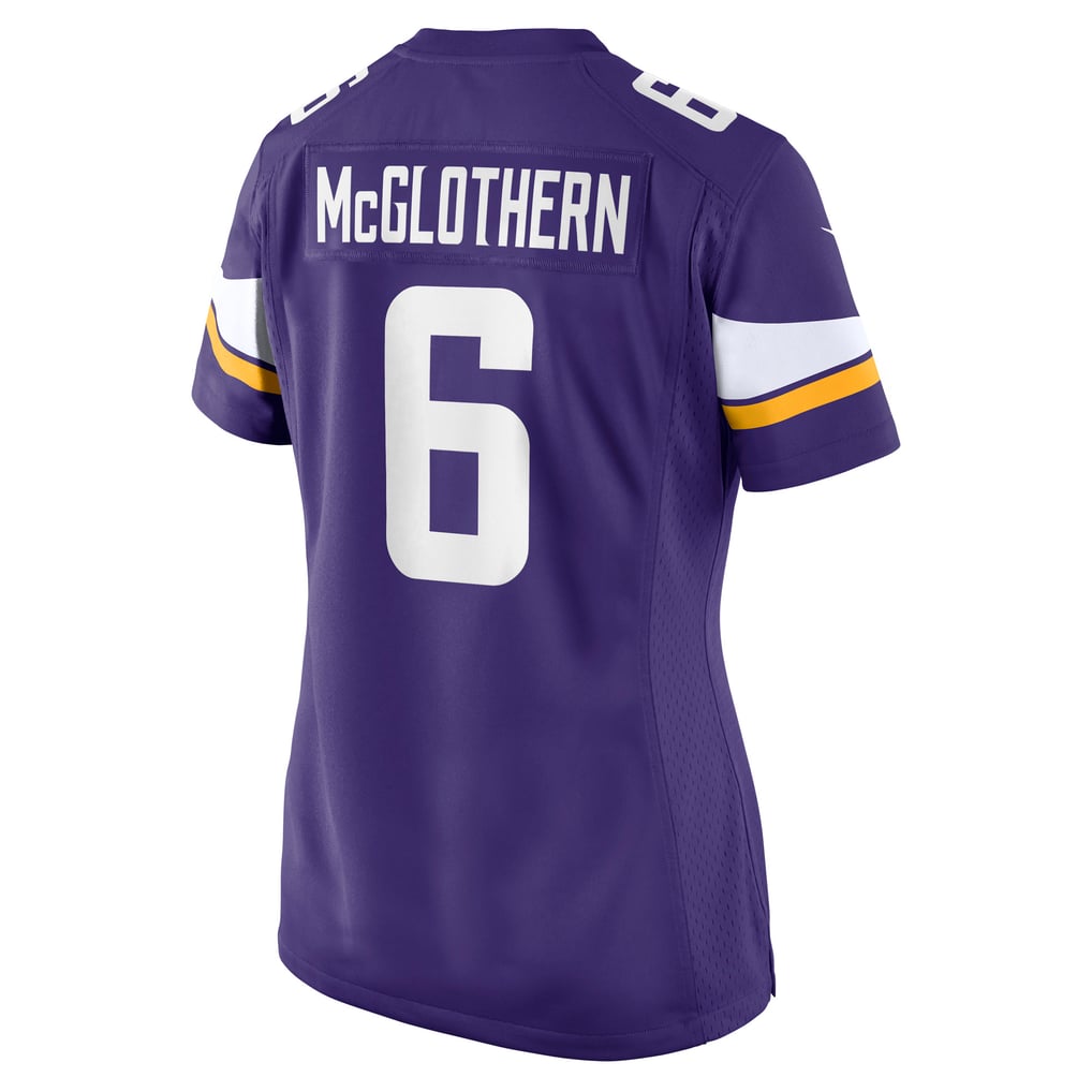 Women's Minnesota Vikings Dwight McGlothern Nike  Purple Team Game Jersey - Image 4
