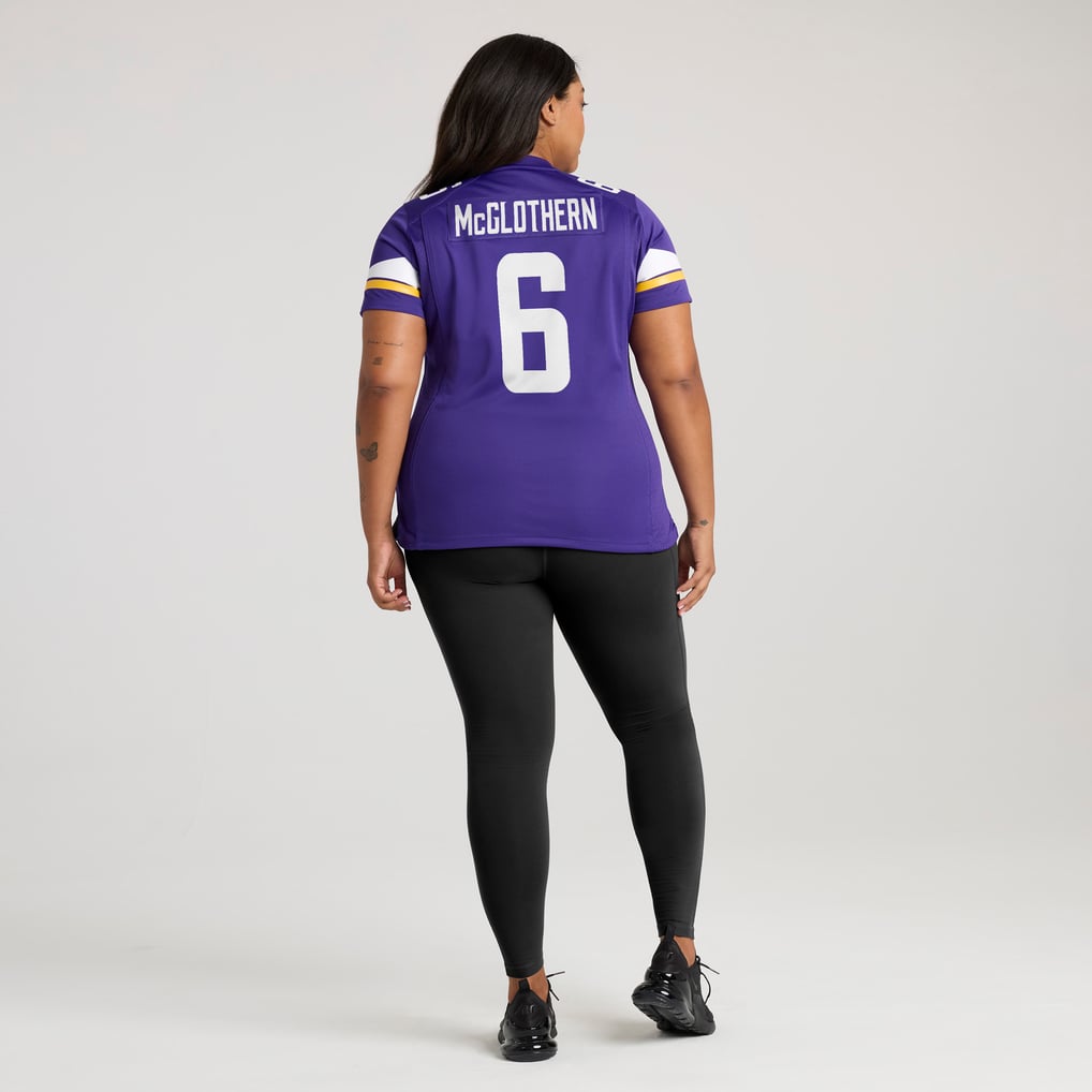 Women's Minnesota Vikings Dwight McGlothern Nike  Purple Team Game Jersey - Image 8