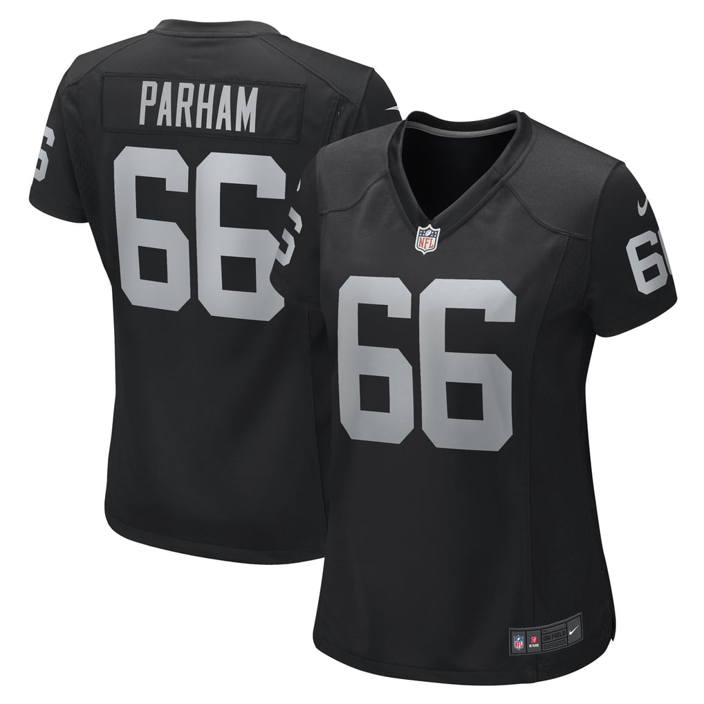 Women's Las Vegas Raiders Dylan Parham Nike Black Game Player Jersey - Image 1