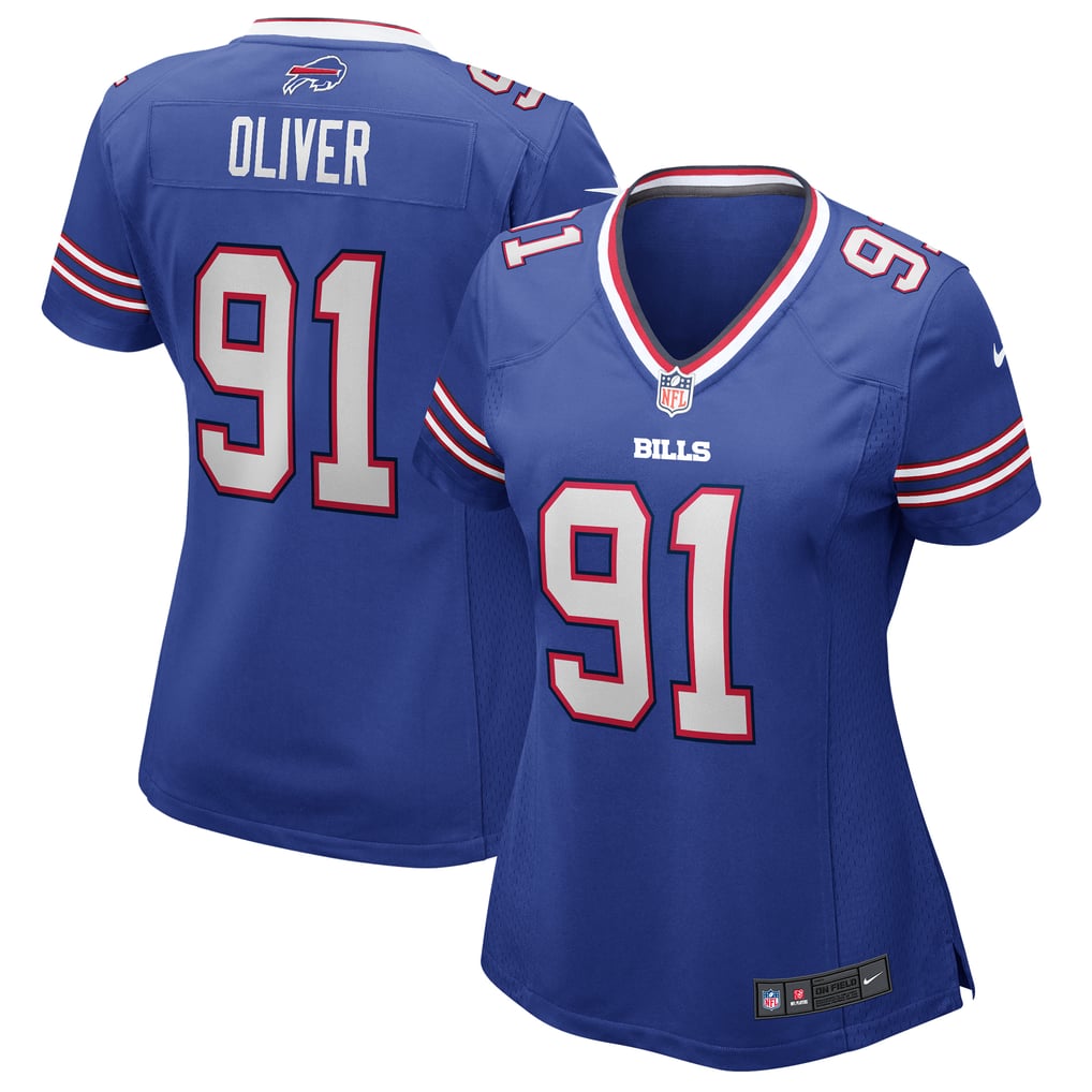 Women's Nike Ed Oliver Royal Buffalo Bills Game Jersey - Image 2