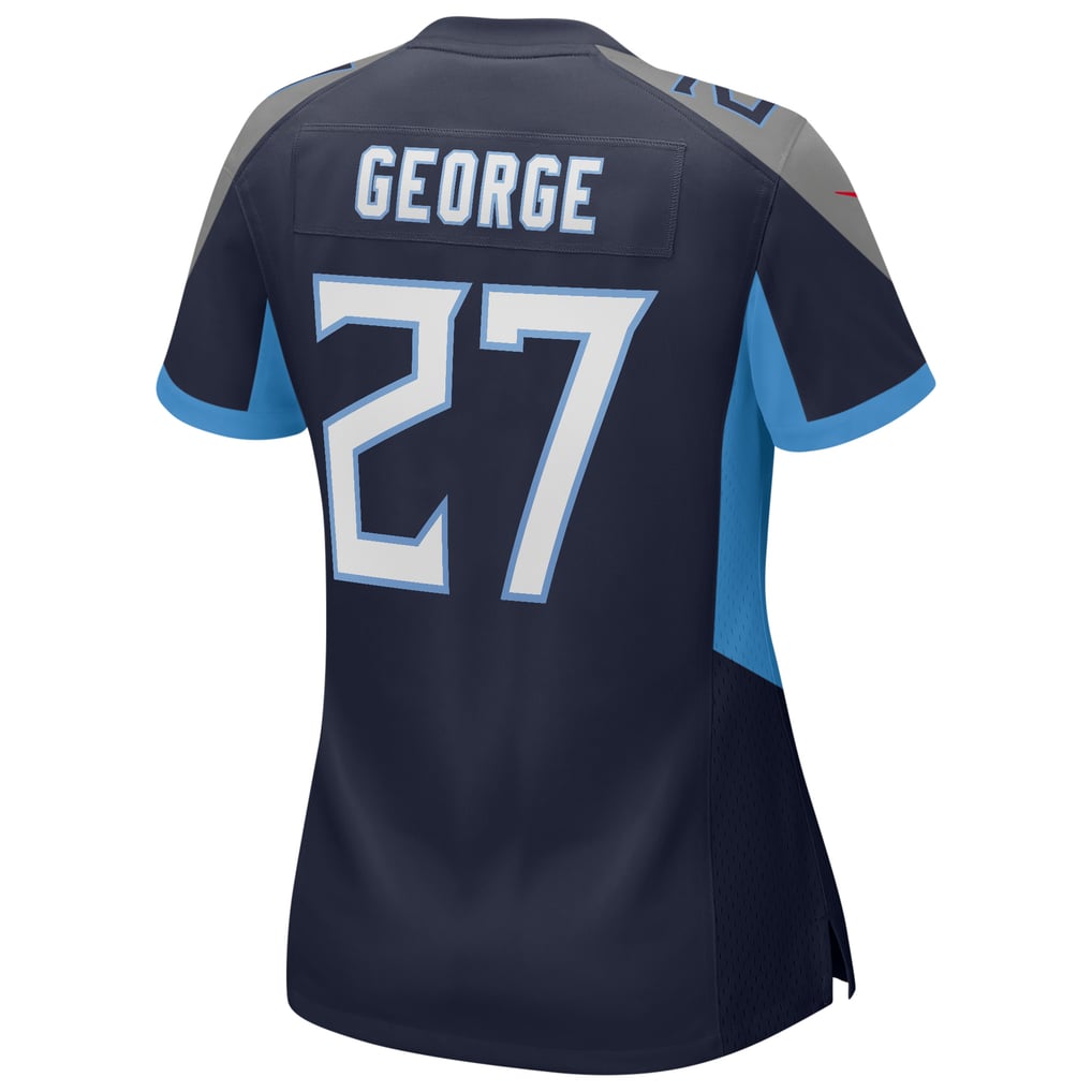 Women's Tennessee Titans Eddie George Nike Navy Game Retired Player Jersey - Image 4