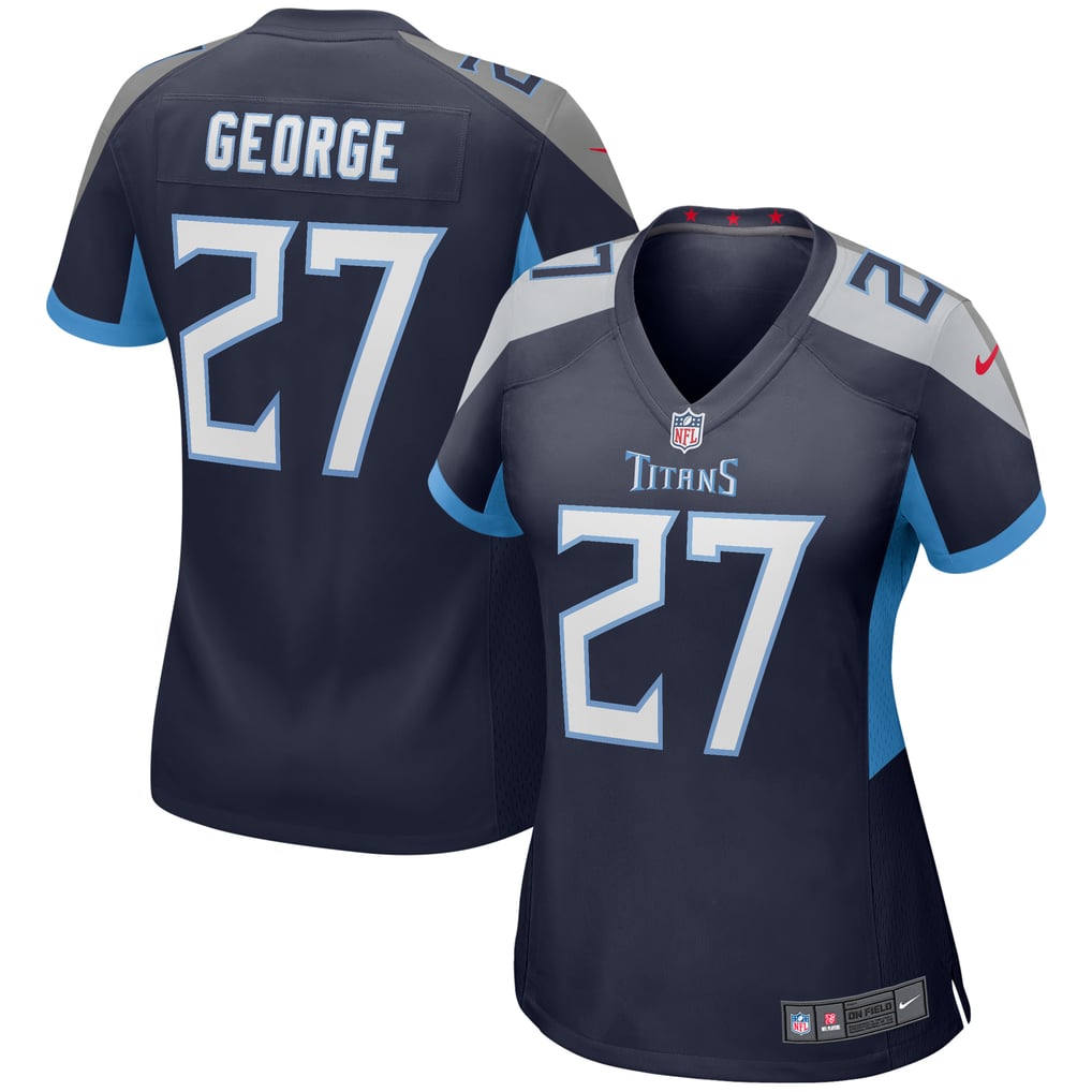 Women's Tennessee Titans Eddie George Nike Navy Game Retired Player Jersey - Image 1