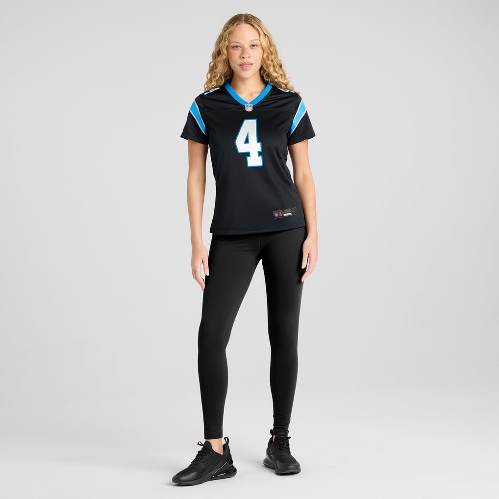 Women's Carolina Panthers Eddy Pineiro Nike Black Team Game Jersey - Image 5