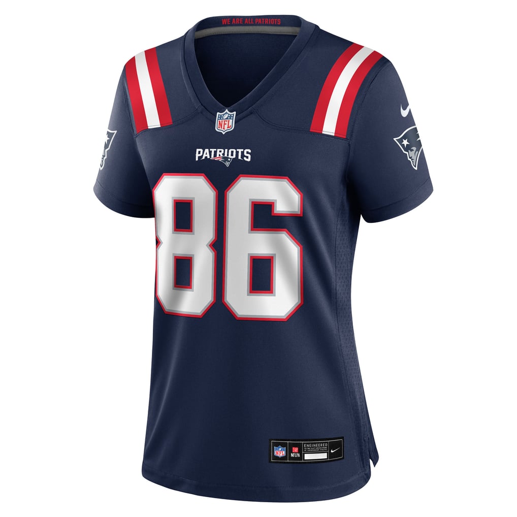 Women's New England Patriots Efton Chism III Nike  Navy Team Game Jersey - Image 3