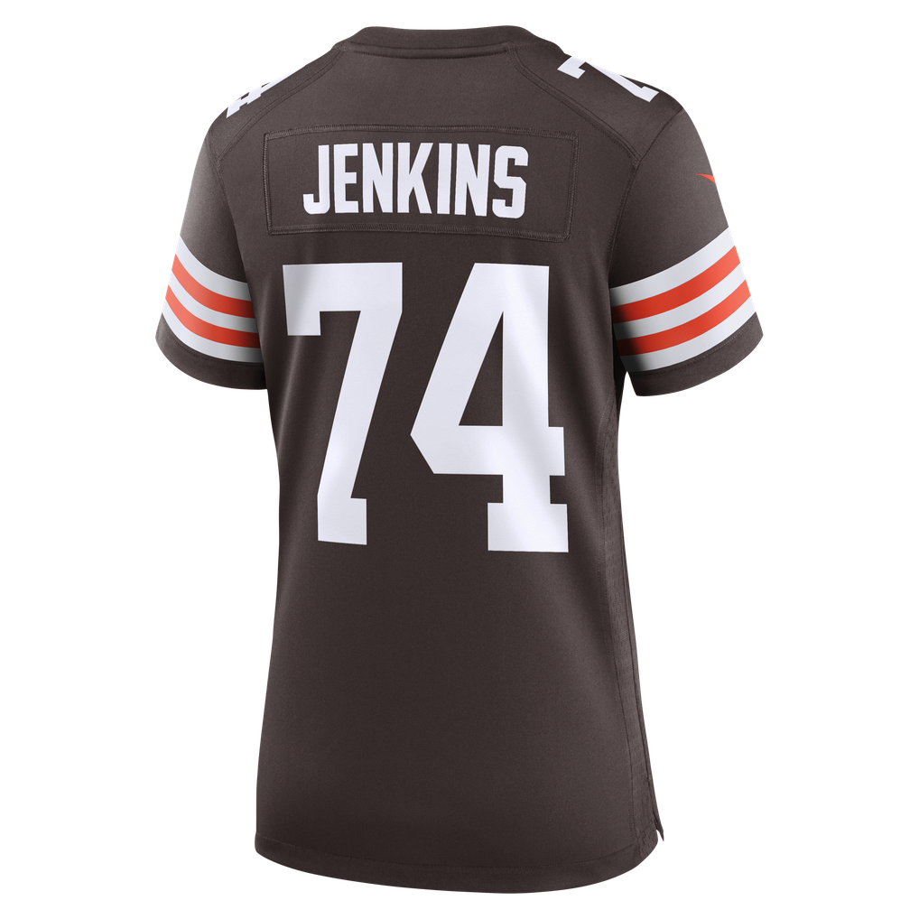 Women's Cleveland Browns Elgton Jenkins Nike Brown Team Game Jersey - Image 4