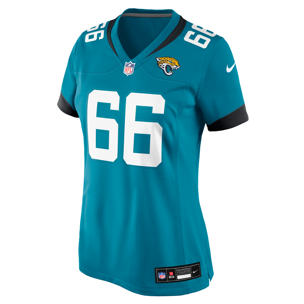 Women's Jacksonville Jaguars Eli Cox Nike Teal Team Game Jersey - Image 7