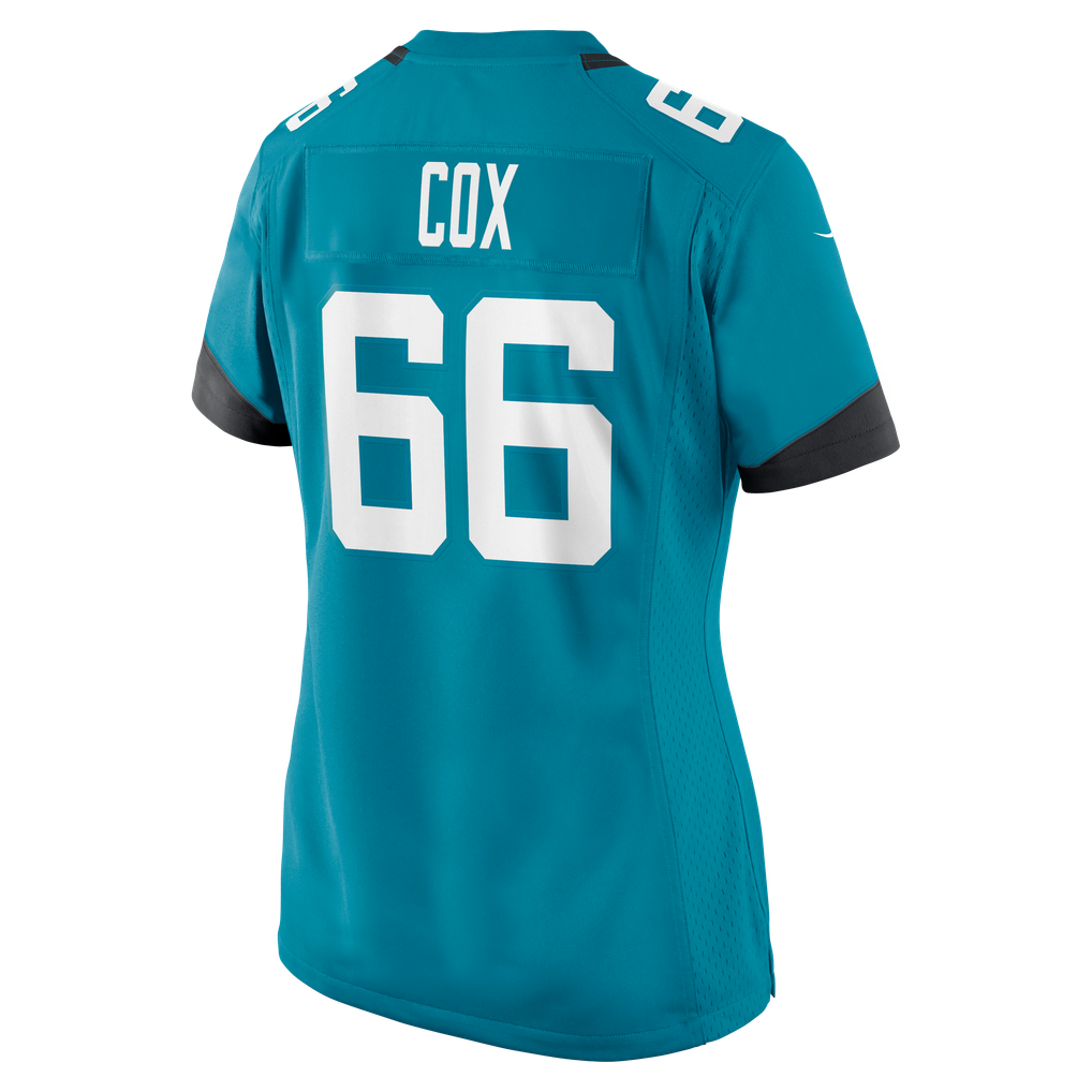 Women's Jacksonville Jaguars Eli Cox Nike Teal Team Game Jersey - Image 8