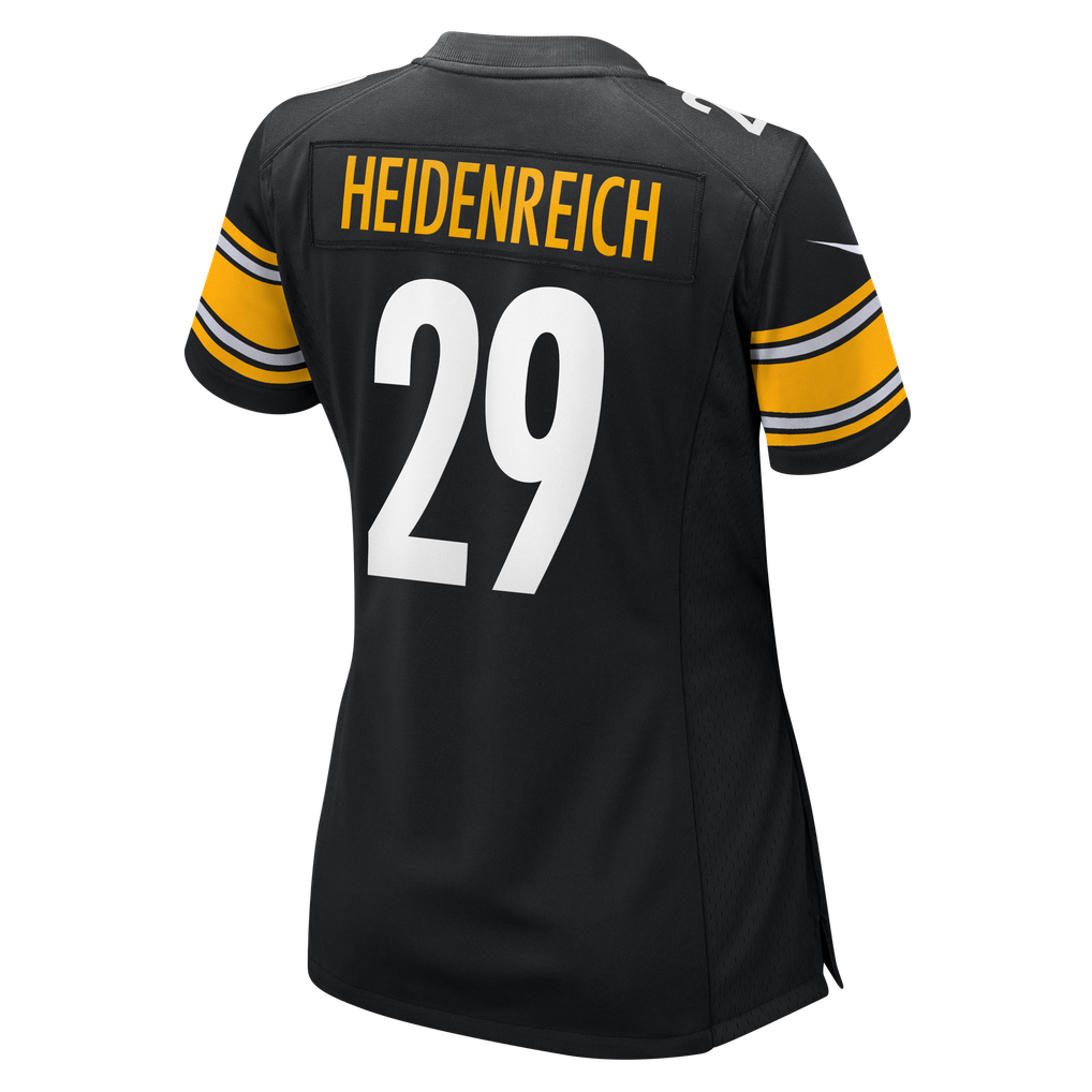 Women's Pittsburgh Steelers Eli Heidenreich Nike  Black Team Game Jersey - Image 4