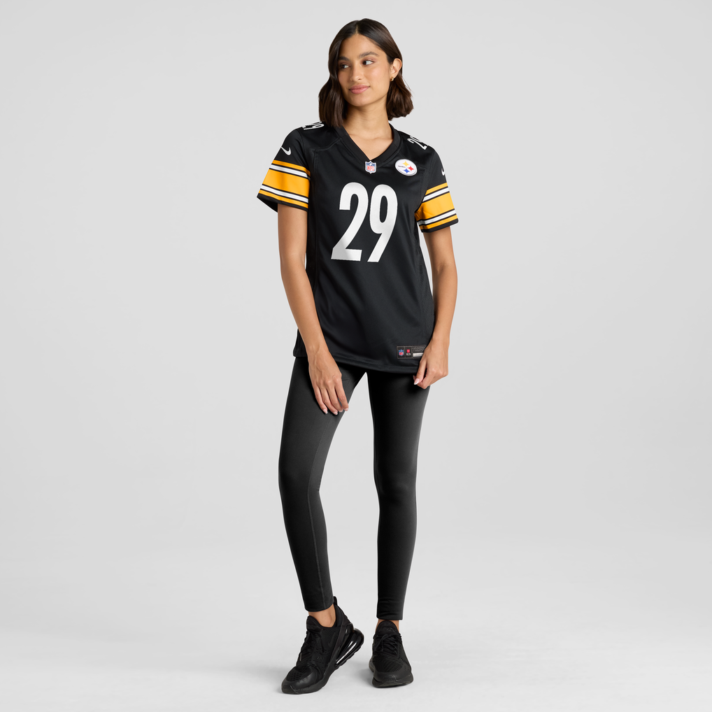 Women's Pittsburgh Steelers Eli Heidenreich Nike  Black Team Game Jersey - Image 5
