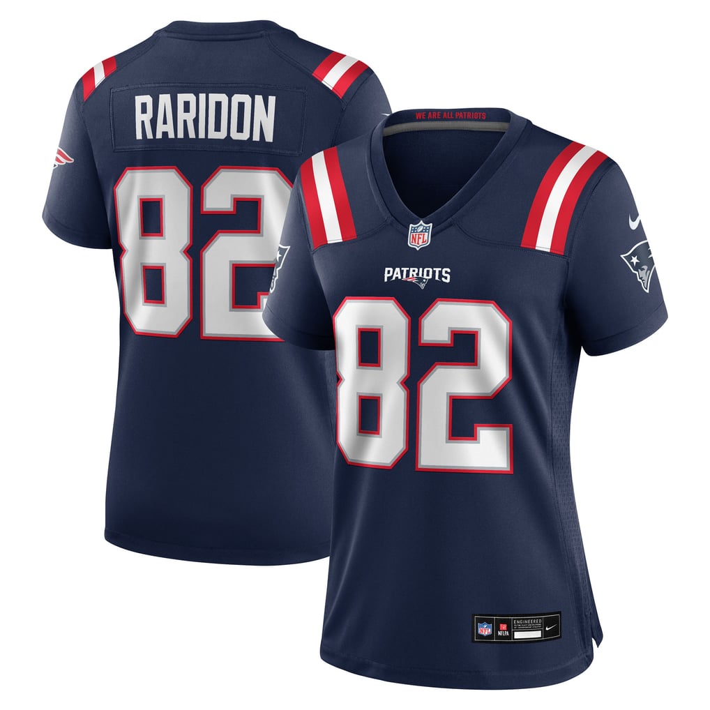 Women's New England Patriots Eli Raridon Nike Navy Team Game Jersey - Image 2