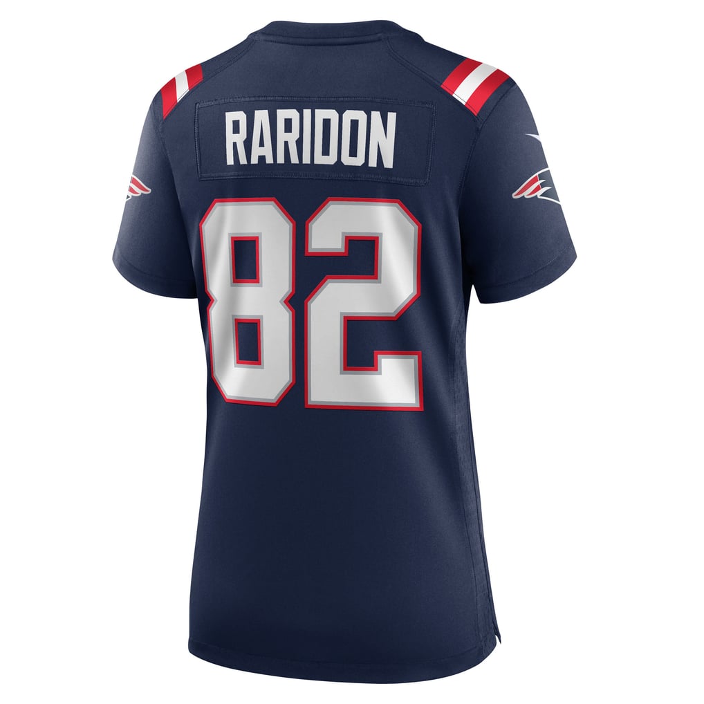 Women's New England Patriots Eli Raridon Nike Navy Team Game Jersey - Image 8