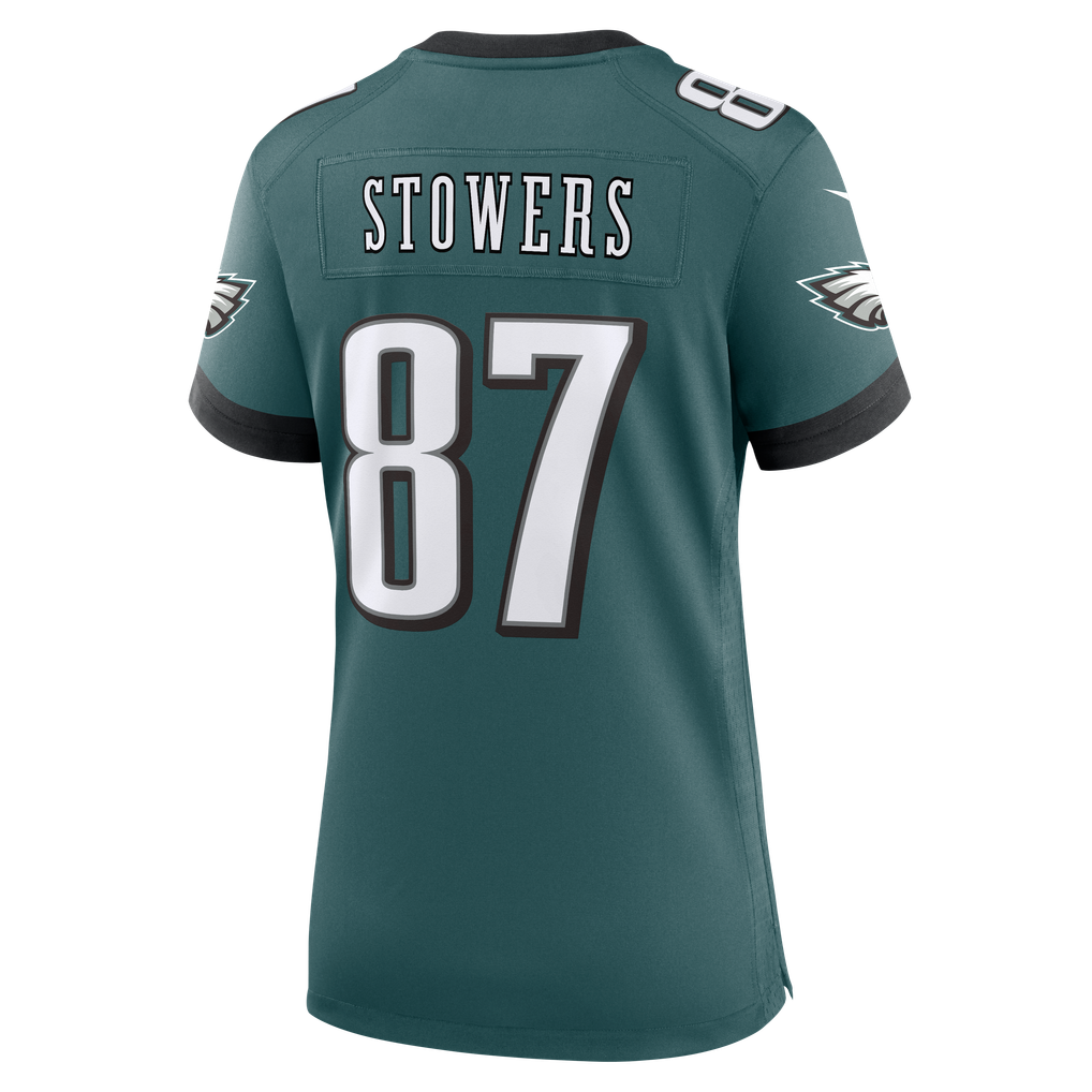 Women's Philadelphia Eagles Eli Stowers Nike Midnight Green Team Game Jersey - Image 4