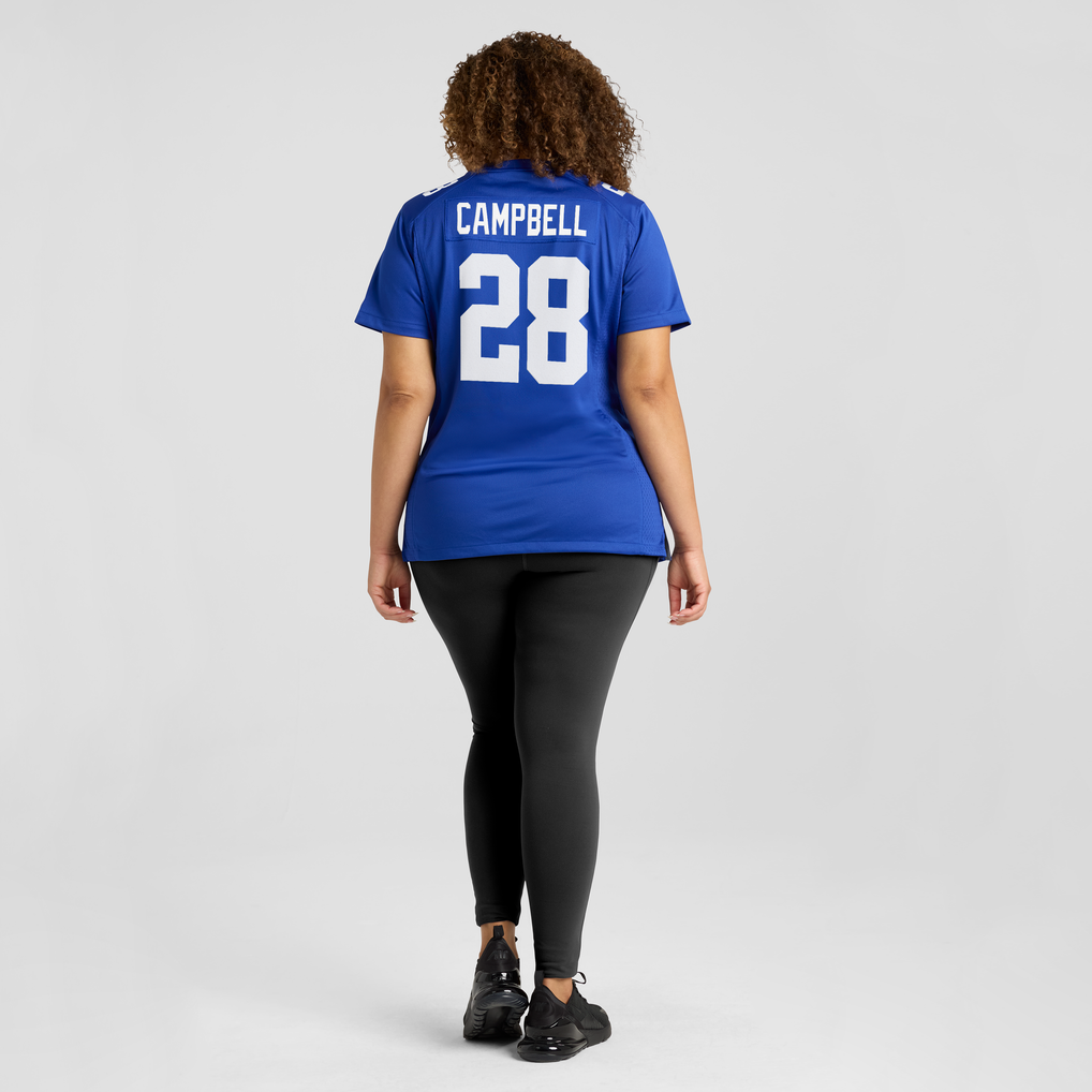 Women's New York Giants Elijah Campbell Nike Royal Team Game Jersey - Image 6