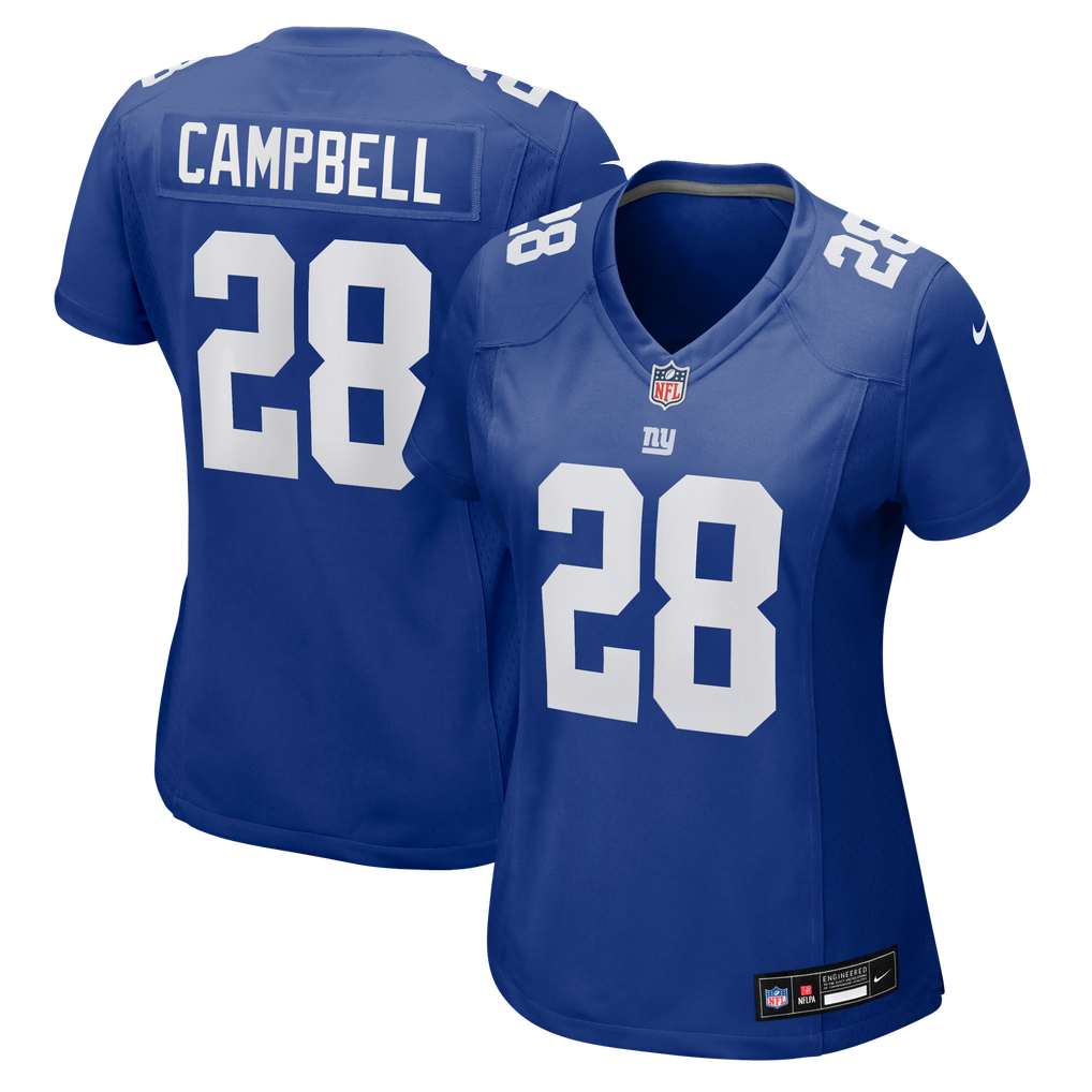 Women's New York Giants Elijah Campbell Nike Royal Team Game Jersey - Image 1