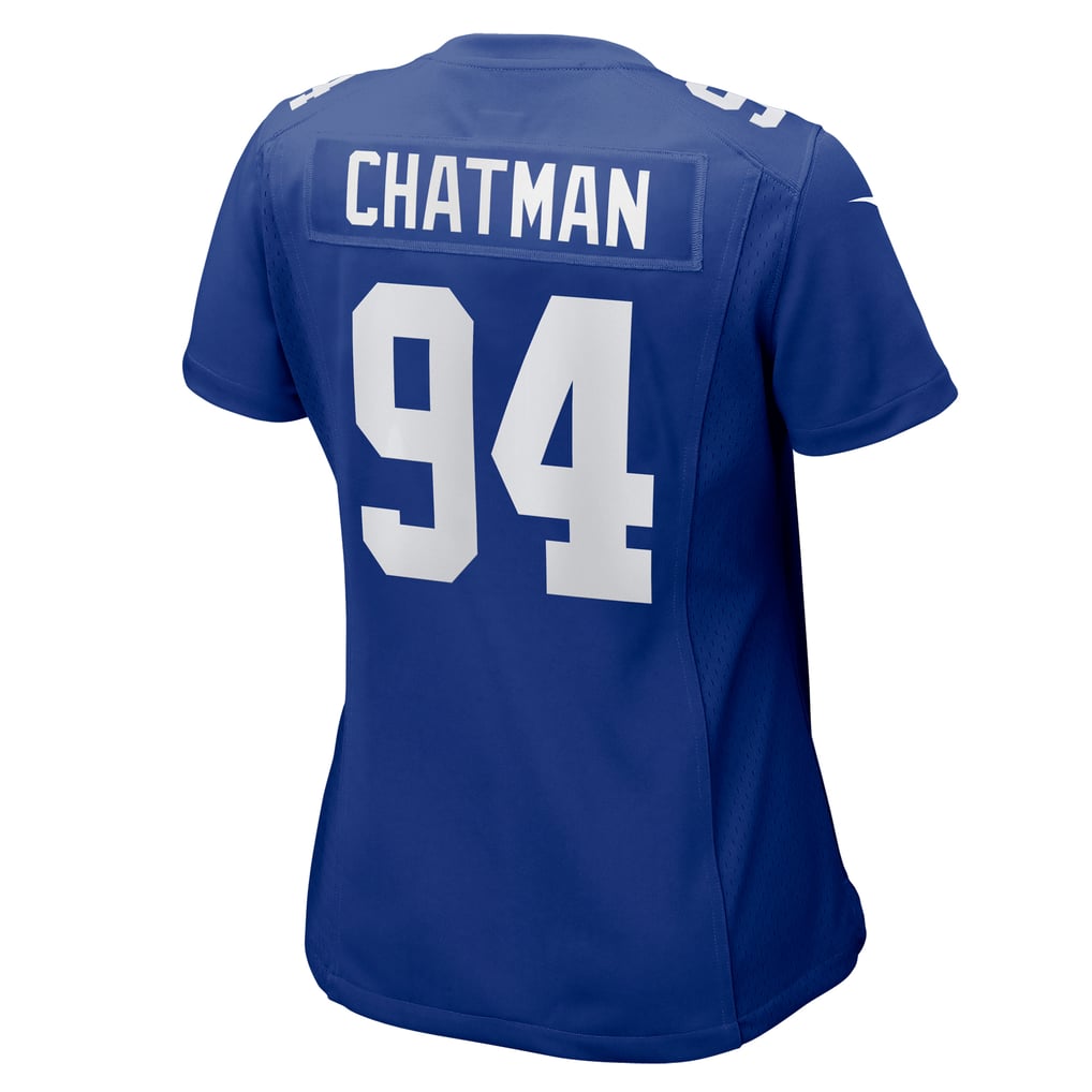 Women's New York Giants Elijah Chatman Nike  Royal  Game Jersey - Image 4