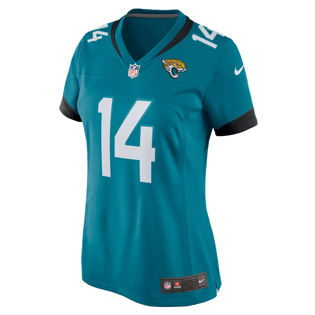 Women's Jacksonville Jaguars Elijah Cooks Nike  Teal Team Game Jersey - Image 3