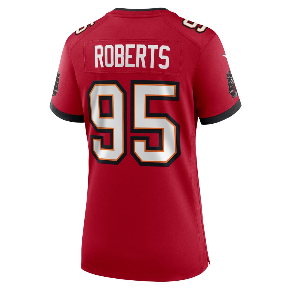 Women's Tampa Bay Buccaneers Elijah Roberts Nike  Red Team Game Jersey - Image 4