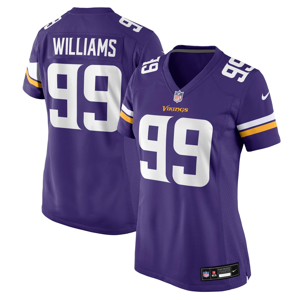 Women's Minnesota Vikings Elijah Williams Nike  Purple Team Game Jersey - Image 1