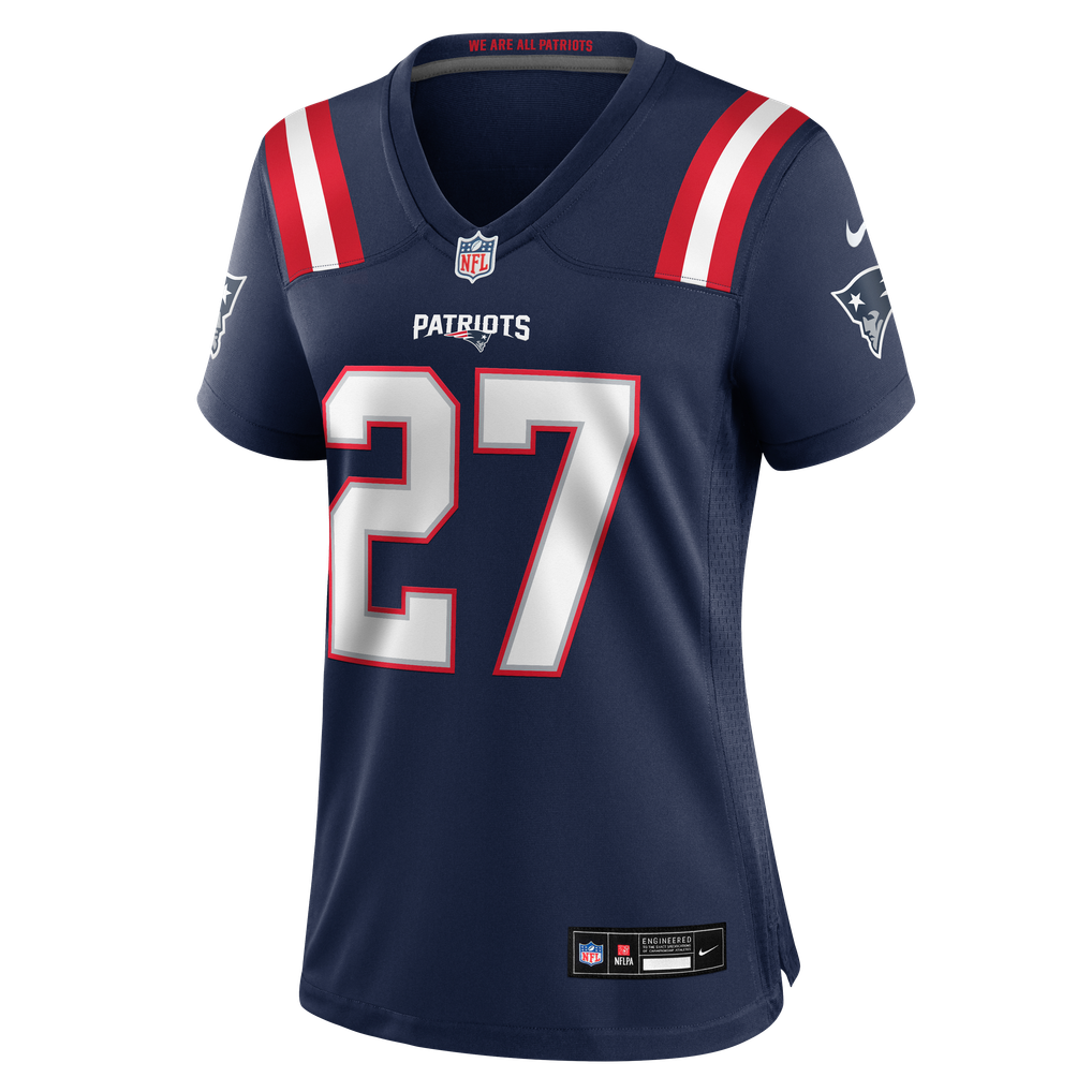 Women's New England Patriots Elliott Davison Nike Navy Team Game Jersey - Image 7