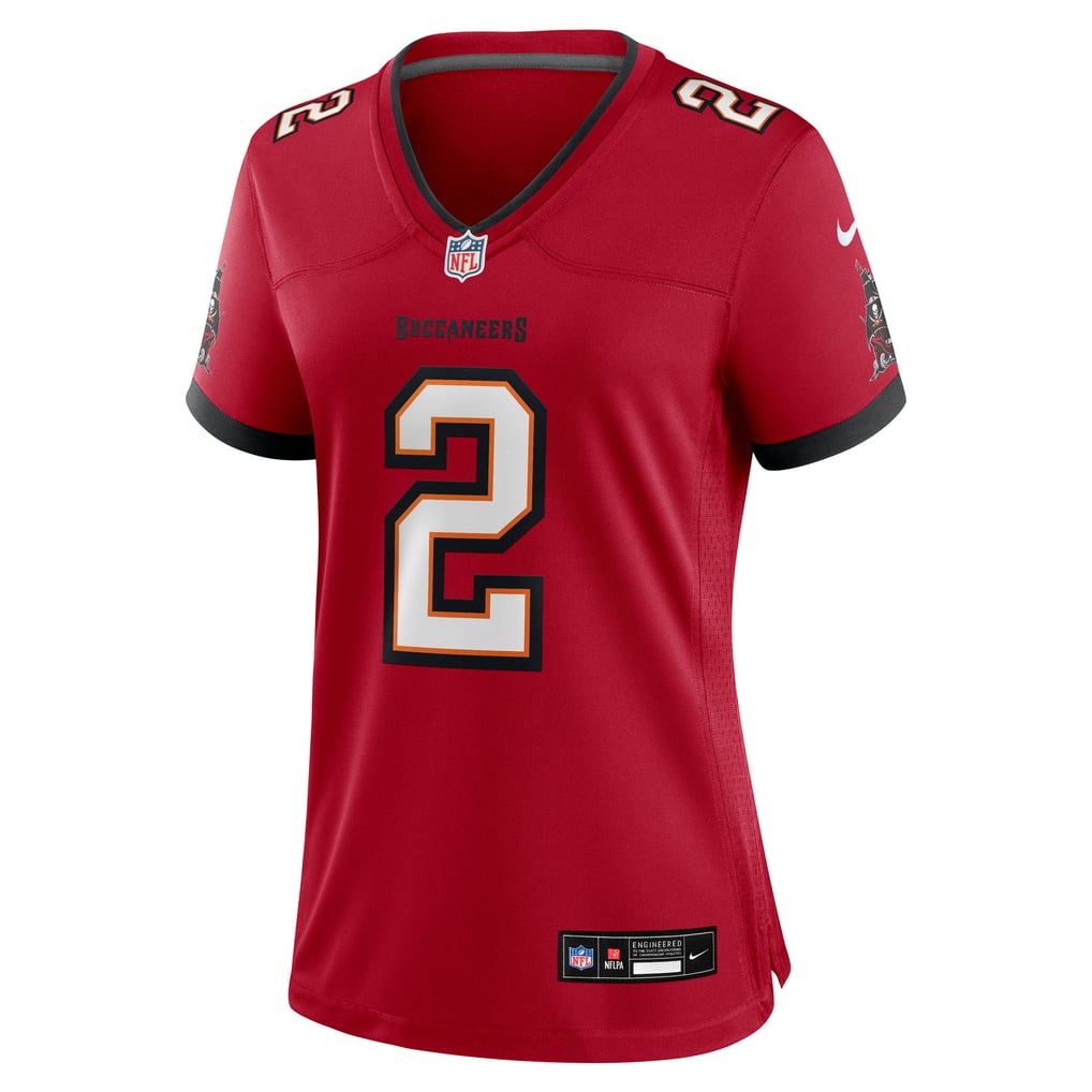 Women's  Tampa Bay Buccaneers Emeka Egbuka Nike Red Team  Game Jersey - Image 3