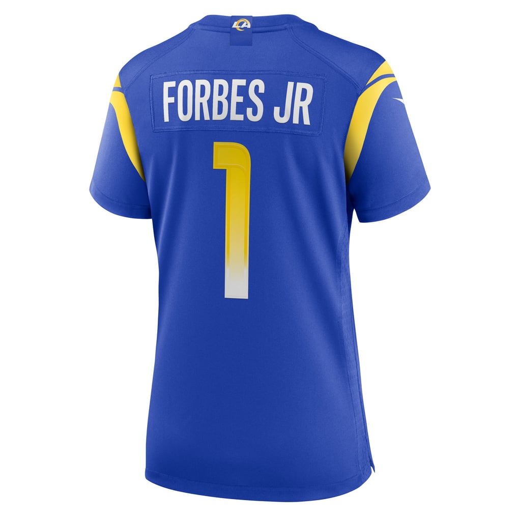 Women's Los Angeles Rams Emmanuel Forbes Jr. Nike  Royal Team Game Jersey - Image 4