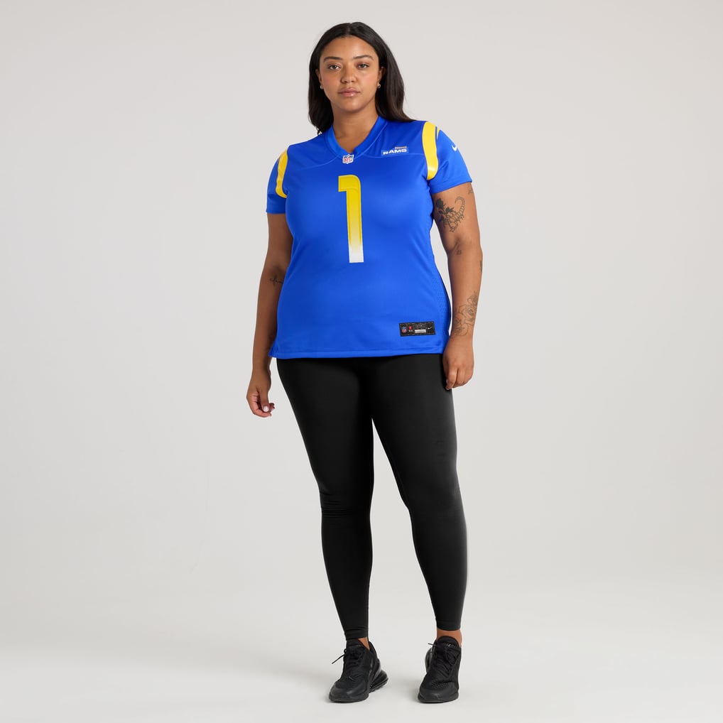 Women's Los Angeles Rams Emmanuel Forbes Jr. Nike  Royal Team Game Jersey - Image 7