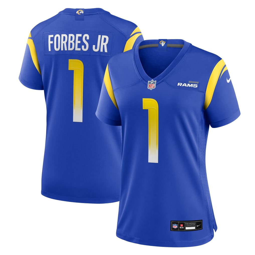 Women's Los Angeles Rams Emmanuel Forbes Jr. Nike  Royal Team Game Jersey - Image 1