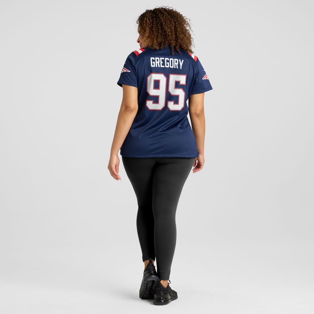 Women's New England Patriots Eric Gregory Nike Navy Team Game Jersey - Image 6