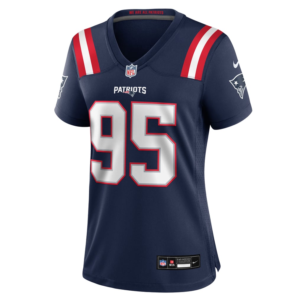Women's New England Patriots Eric Gregory Nike Navy Team Game Jersey - Image 7