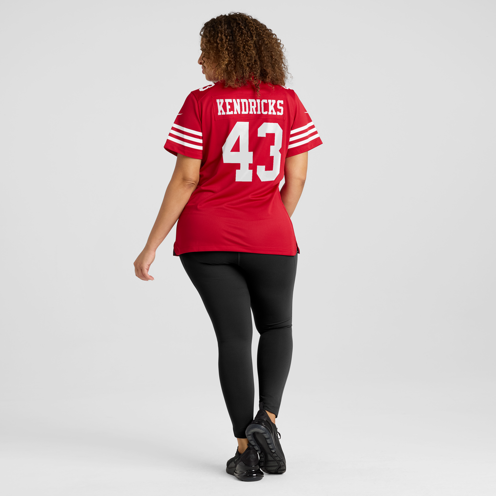 Women's San Francisco 49ers Eric Kendricks Nike  Scarlet  Game Jersey - Image 8