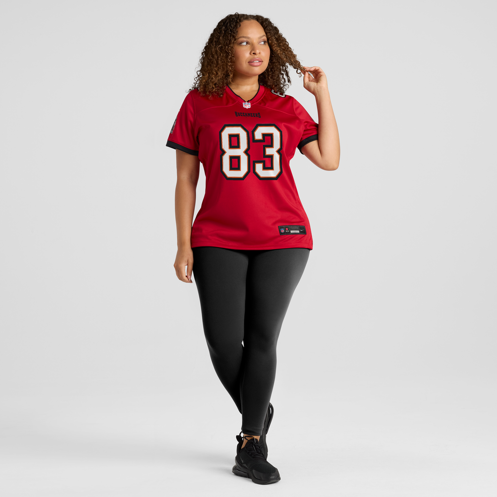 Women's Tampa Bay Buccaneers Eric Rivers Nike Red Team Game Jersey - Image 5