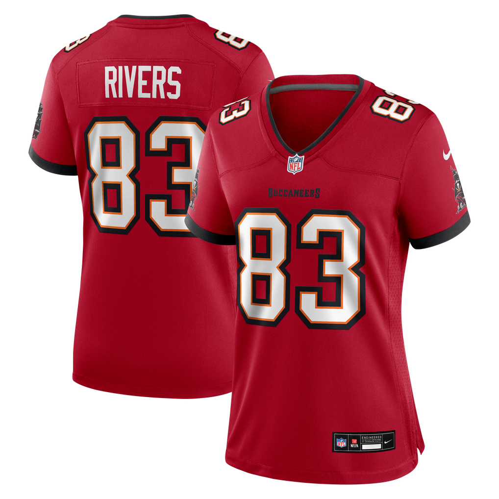 Women's Tampa Bay Buccaneers Eric Rivers Nike Red Team Game Jersey - Image 1