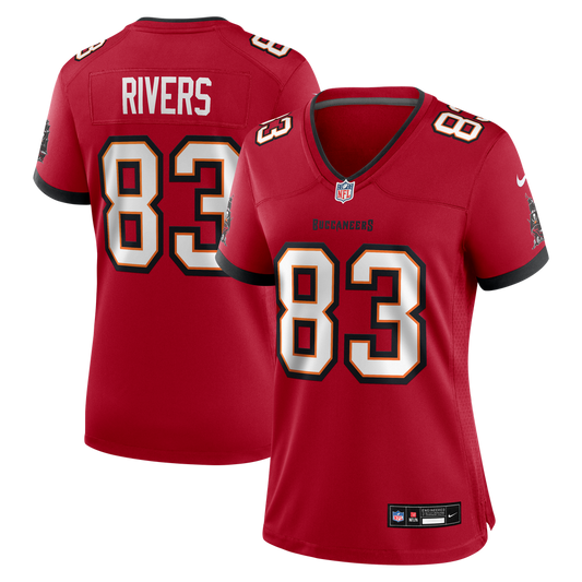 Women's Tampa Bay Buccaneers Eric Rivers Nike Red Team Game Jersey - Image 1