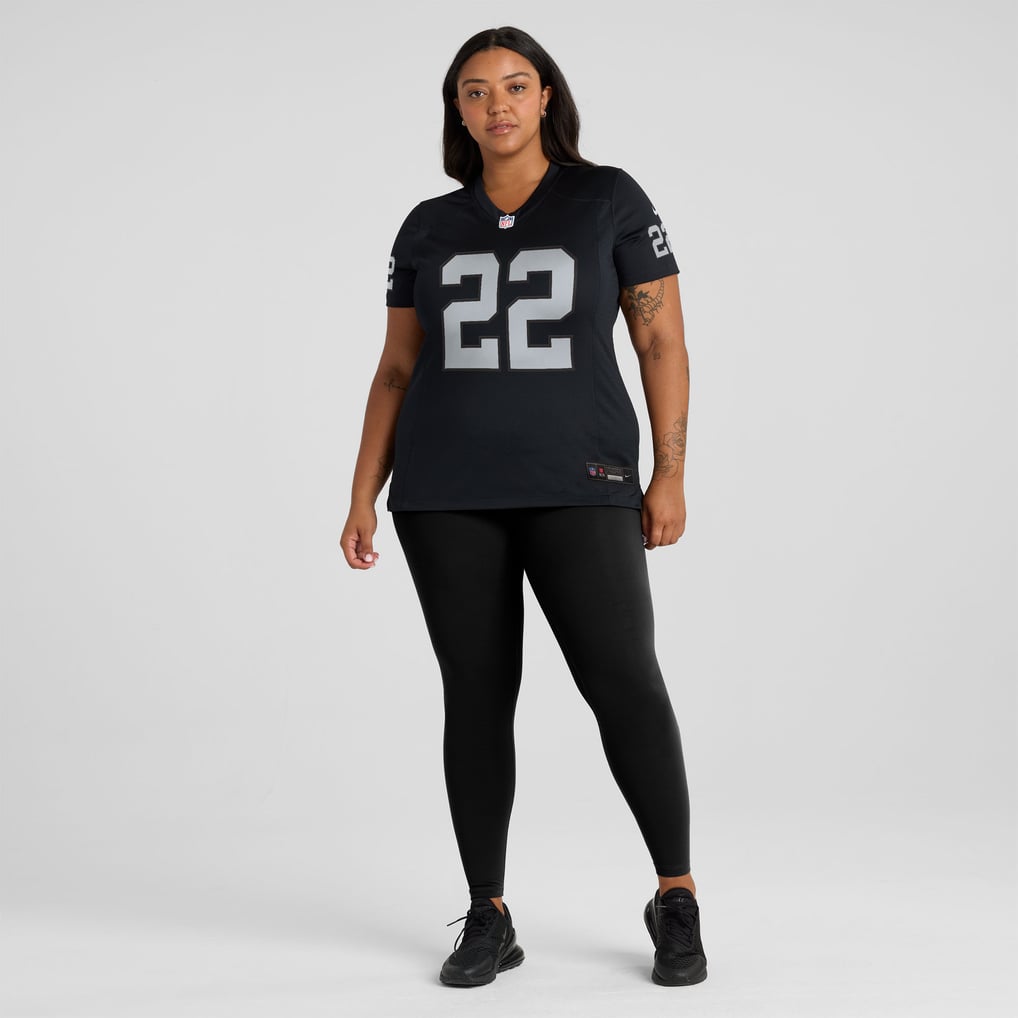 Women's Las Vegas Raiders Eric Stokes Nike  Black Team Game Jersey - Image 7