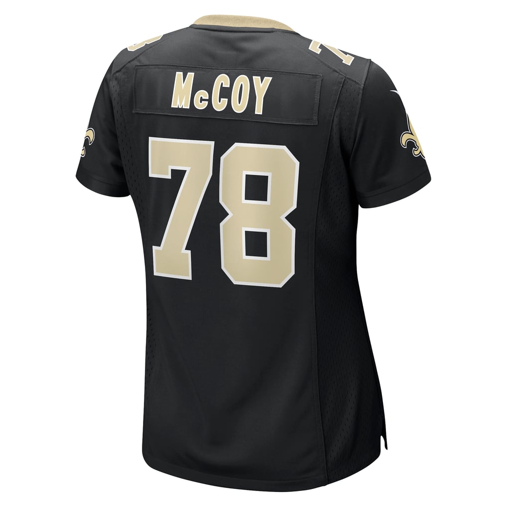 Women's New Orleans Saints Erik Mccoy Nike Black Game Jersey - Image 4